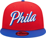Men's New Era Red Philadelphia 76ers 2022/23 Statement Edition - 9FIFTY Snapback Hat