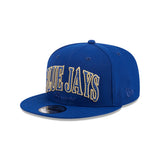 Men's New Era Royal Blue Toronto Blue Jays Golden Tall Text 9FIFTY Snapback Hat