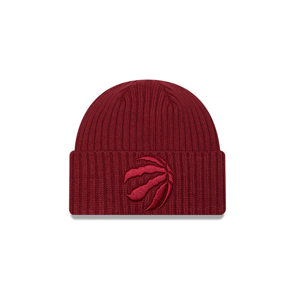 New Era NBA Toronto Raptors Colour Pack Cuffed Knit Hat Beanie - Cardinal