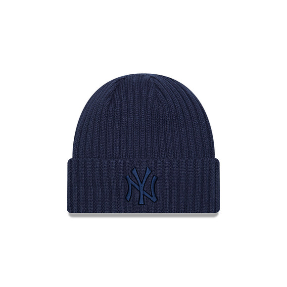 New Era MLB New York Yankees Colour Pack Cuffed Knit Hat Beanie - Navy