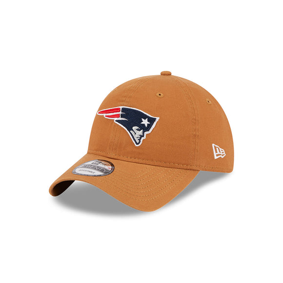 Men's New Era Brown New England Patriots Main Core Classic 2.0 9TWENTY Adjustable Hat