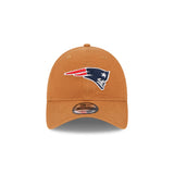 Men's New Era Brown New England Patriots Main Core Classic 2.0 9TWENTY Adjustable Hat