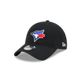 Men's Toronto Blue Jays New Era Black 9TWENTY Evergreen Twill Adjustable Hat