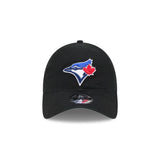 Men's Toronto Blue Jays New Era Black 9TWENTY Evergreen Twill Adjustable Hat