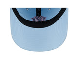 Men's New York Yankees New Era Powder Blue Colour Pack 9TWENTY Adjustable Hat