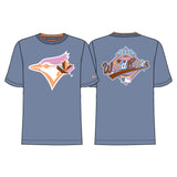 Men's Toronto Blue Jays New Era 1992 World Series Big Logo Short Sleeves T-Shirt