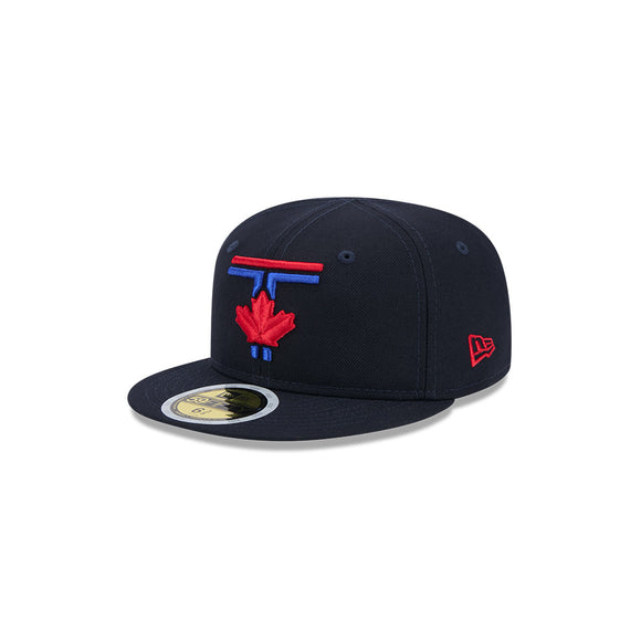 Youth Toronto Blue Jays New Era Navy 2024 City Connect 59FIFTY Fitted Hat