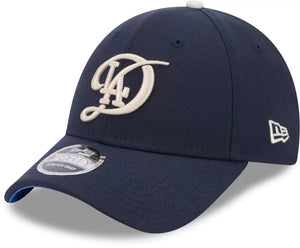 Men's Los Angeles Dodgers New Era Navy 2024 City Connect 9Forty Snapback Hat