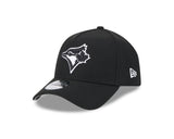 Men's Toronto Blue Jays MLB Baseball Black & White 9Forty A Frame New Era Hat