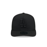 Men's New Era MLB Los Angeles Dodgers 9FIFTY A-Frame Black on Black Hat