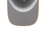 Men's New Era 9FIFTY CFL Hamilton Tiger-Cats Big Block 2025 A-Frame Turf Traditions Sideline Two Tone Snapback Hat - Gold/Black