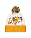 BC Lions 2025 New Era Spirit Turf Traditions Cuffed Pom Knit Hat - Gold
