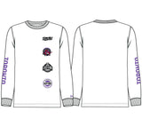 Men's Toronto Raptors New Era Hardwood Classic Long Sleeves White T-Shirt