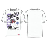 Men's Toronto Raptors New Era Hardwood Classic Short Sleeves White T-Shirt