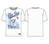 Men's Toronto Blue Jays New Era Cooperstown Collection Short Sleeves White T-Shirt