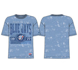 Men's Toronto Blue Jays New Era Cooperstown Collection Short Sleeves Blue T-Shirt