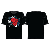 Men's New York Yankees New Era Big Roses & Word Mark Short Sleeves T-Shirt