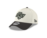 Men's Los Angeles Kings Conference Side Patch NHL New Era 9Forty A-Frame Snapback Hat - Cream