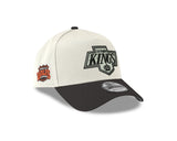 Men's Los Angeles Kings Conference Side Patch NHL New Era 9Forty A-Frame Snapback Hat - Cream