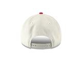 Men's Atlanta Flames Conference Side Patch NHL New Era 9Forty A-Frame Snapback Hat - Cream