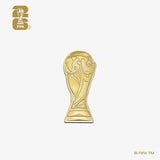 Official 2026 FIFA World Cup Edition 45mm 2D Trophy Lapel Pin Premium Aluminum Alloy