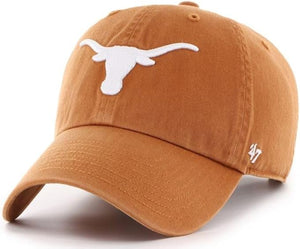 Men's Texas Longhorns '47 Clean Up Brown Hat Cap NCAA College Team Adjustable Strap