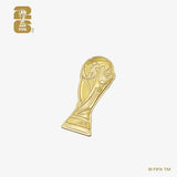 Official 2026 FIFA World Cup Edition 45mm 2D Trophy Lapel Pin Premium Aluminum Alloy
