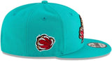 Men's New Era 9FIFTY NBA Memphis Grizzlies Classic Edition Birdseye Teal Snapback Hat
