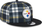 Pittsburgh Steelers New Era 2024 Sideline Statement 9FIFTY Snapback Hat - Black