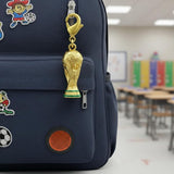 Official FIFA World Cup Trophy Dangler - 1 Inch Collectible for Keys Purse & Backpacks