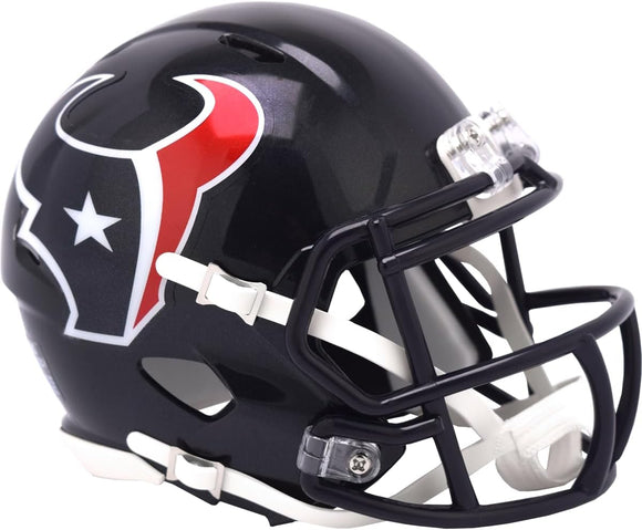 NFL Football Riddell 2024 Houston Texans Mini Revolution Speed Replica Helmet