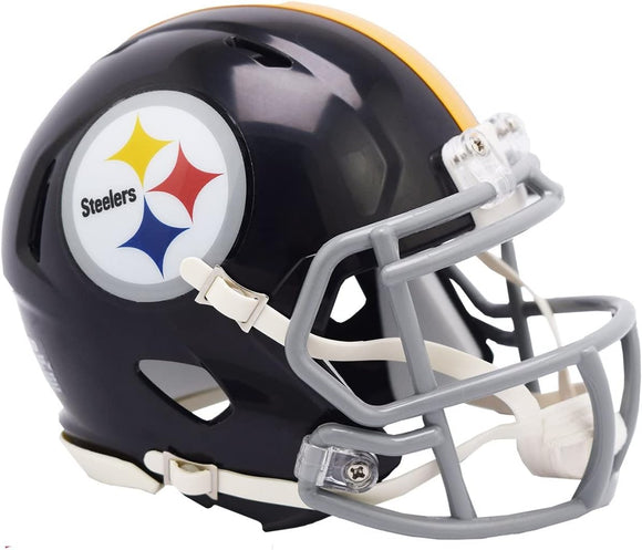 NFL Football Riddell Pittsburgh Steelers Mini Revolution 1963-76 Retro Speed Replica Helmet