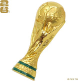 Official 2026 FIFA World Cup Edition 25mm Gold 2.5D Trophy Pin Premium Weighted Zinc Alloy