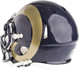 NFL Football Riddell Los Angeles Rams 2000-16 Retro Mini Revolution Speed Replica Helmet