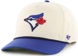 Men's '47 Brand MLB Toronto Blue Jays Natural Rope TT Hitch Adjustable Snapback Hat - Beige/Royal