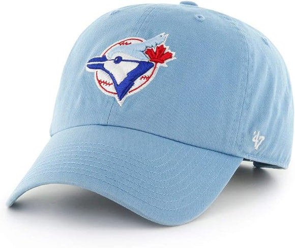 Men's Toronto Blue Jays MLB '47 Brand Powder Blue Vintage Clean Up Adjustable Hat