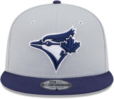 Men's New Era 9FIFTY MLB Toronto Blue Jays Two Toned Color Pack Adjustable Cap - Grey