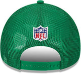 Men's Philadelphia Eagles New Era 2024 Sideline Historic 9FORTY A-Frame Trucker Adjustable Hat