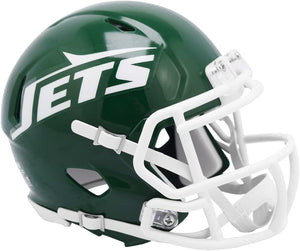 NFL Football Riddell New York Jets 1978-89 Retro Mini Revolution Speed Replica Helmet