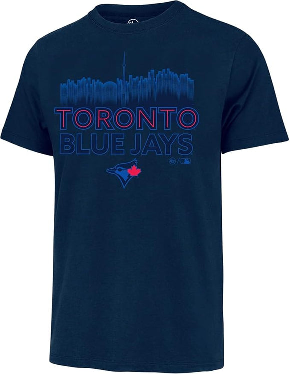 Men's Toronto Blue Jays '47 Navy City Connect Fan Elements Secondary Logo T-Shirt