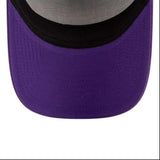 Men's New Era NBA Toronto Raptors 9FORTY A-Frame Classic Edition Adjustable Snapback Trucker Hat - Purple/Black
