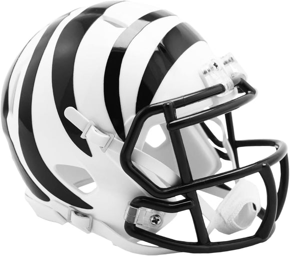 NFL Football Riddell Cincinnati Bengals Alternate On Field Mini Revolution Speed Replica Helmet
