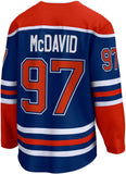 Men's Edmonton Oilers Connor McDavid Fanatics Branded Royal Home - Premier Pro Breakaway Player Jersey