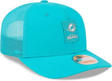 Miami Dolphins New Era 2025 Sideline 9SEVENTY Adjustable Trucker Hat - Teal