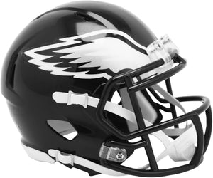 NFL Football Riddell Philadelphia Eagles Alternate On Field Mini Revolution Speed Replica Helmet