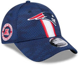 Men's New England Patriots New Era 2024 Sideline 9FORTY Stretch-Snap Hat - Navy