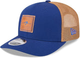 Men's New Era MLB Toronto Blue Jays Debossed Logo 9SEVENTY Stretch-Snap Hat - Blue/Brown