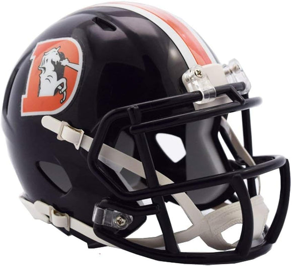 NFL Football Riddell Denver Broncos Colour Rush Alt Mini Revolution Speed Replica Helmet