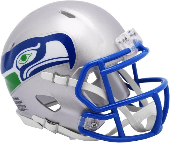 NFL Football Riddell Seattle Seahawks 1983-01 Retro Mini Revolution Speed Replica Helmet
