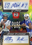 2023 Leaf Pro Set Pure Football Hobby Box 3 Cards per Box